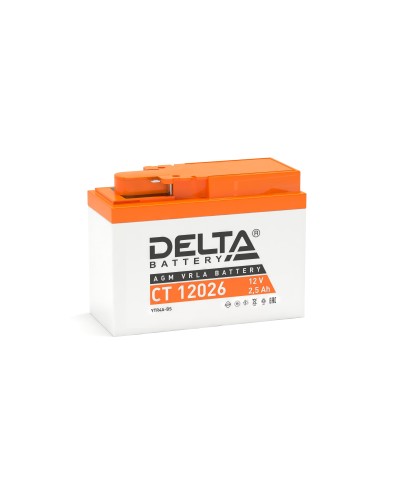 Delta CT 12026. Аккумулятор герметичный свинцово-кислотный стартерный. Delta в Копейске