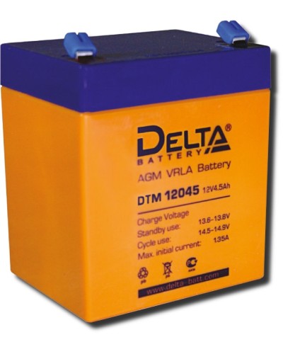 Delta DTM 12045. Аккумулятор герметичный свинцово-кислотный. Delta в Копейске