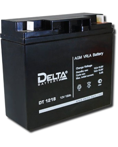 Delta DT 1218. Аккумулятор герметичный свинцово-кислотный. Delta в Копейске