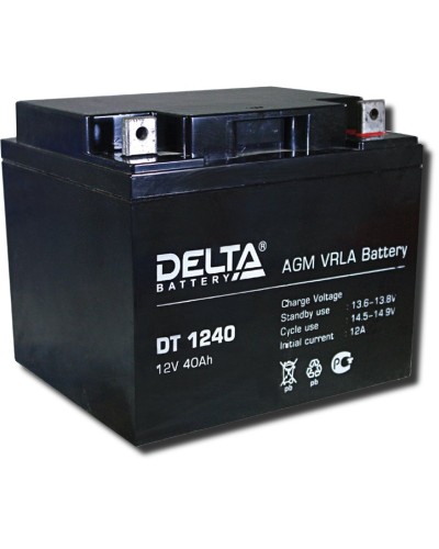 Delta DT 1240. Аккумулятор герметичный свинцово-кислотный. Delta в Копейске