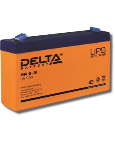 Delta HR 6-9. Аккумулятор герметичный свинцово-кислотный. Delta в Копейске
