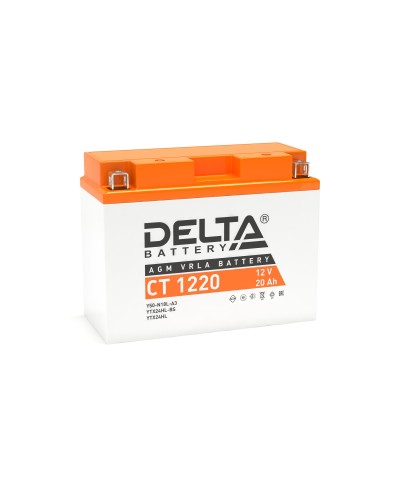 Delta CT 1220. Аккумулятор герметичный свинцово-кислотный стартерный. Delta в Копейске