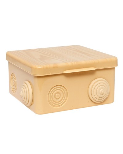 КМР-030-014 с крышкой (100х100х55) светлое дерево IP54 (plc-kmr-030-014-s). Коробка распределительная. EKF в Копейске