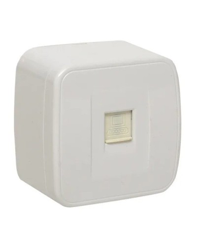 Минск Розетка RJ-45 1-местная ОП 1А (EGK01-035-10). Розетка RJ-45 1-местная ОП 1А. EKF в Копейске