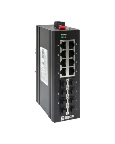 TSX-U-8GX/SFP-8GT. Промышленный неуправляемый коммутатор. EKF в Копейске