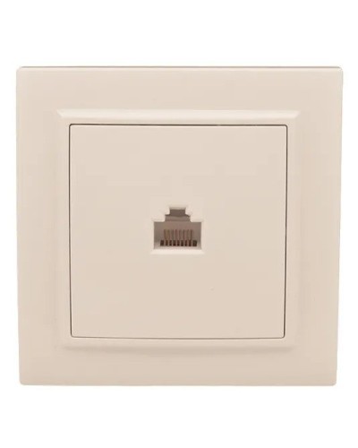Минск Розетка RJ-45 1-мест. СП (ERK01-035-20). Розетка RJ-45 1-мест. СП. EKF в Копейске