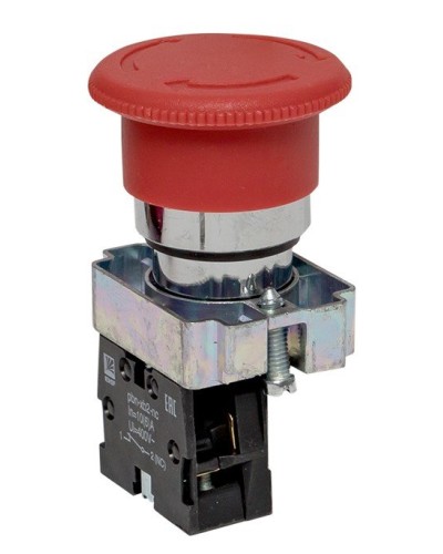 BS542 поворотная красная грибок NC (xb2-bs542). Кнопка поворотная красная грибок. EKF в Копейске