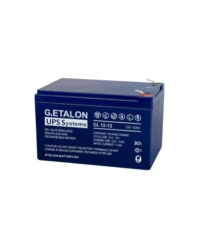 G.ETALON GL 12-12. Аккумулятор герметичный свинцово-кислотный. ETALON в Копейске