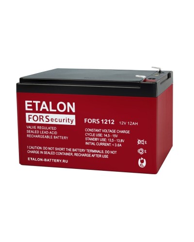 ETALON FORS 1212. Аккумулятор герметичный свинцово-кислотный. ETALON в Копейске