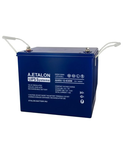 A.ETALON AHRX 12-630W (140). Аккумулятор герметичный свинцово-кислотный. ETALON в Копейске