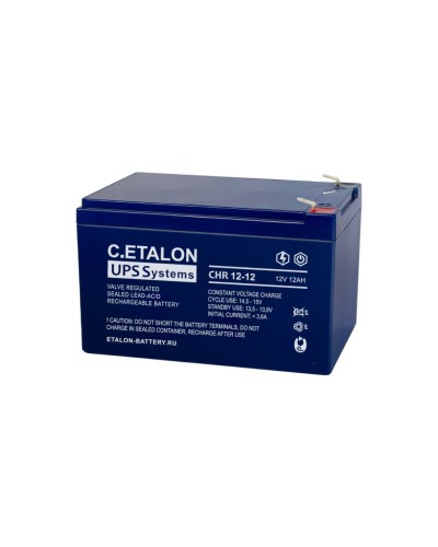 C.ETALON CHR 12-12. Аккумулятор герметичный свинцово-кислотный. ETALON в Копейске