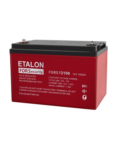 ETALON FORS 12100. Аккумулятор герметичный свинцово-кислотный. ETALON в Копейске