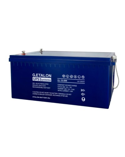 G.ETALON GL 12-200. Аккумулятор герметичный свинцово-кислотный. ETALON в Копейске