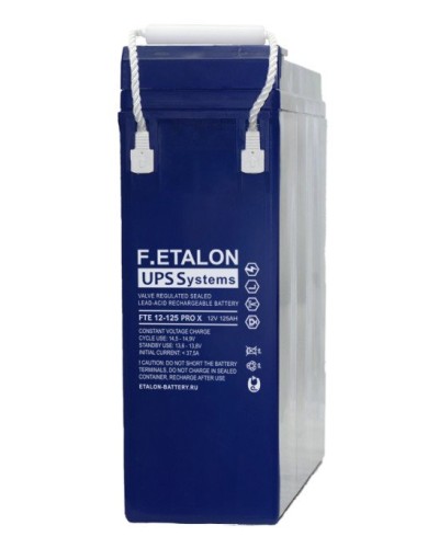 F.ETALON FTE 12-125 PRO X. Аккумулятор герметичный свинцово-кислотный. ETALON в Копейске