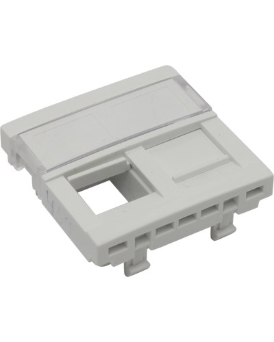 Вставка для 2-х модулей под RJ-45 кат.5e UTP, белая (45971 SBR): Вставка для 2-х модулей в Копейске