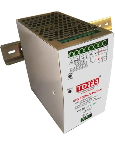 UPS 300W/24V/DIN. Источник вторичного электропитания резервированный. FARADAY в Копейске