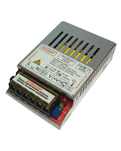 18W/12-24V/78AL. Импульсный блок питания. FARADAY в Копейске