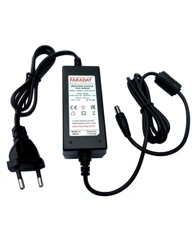24W/12V/2A. Импульсный блок питания в пластиковом корпусе. FARADAY в Копейске