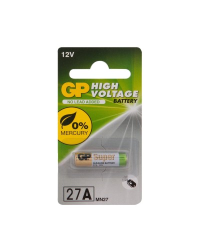 GP 27AF (GP 27AFRA-2C1), БЛИСТЕР. Высоковольтная батарейка 12В. GP Batteries в Копейске