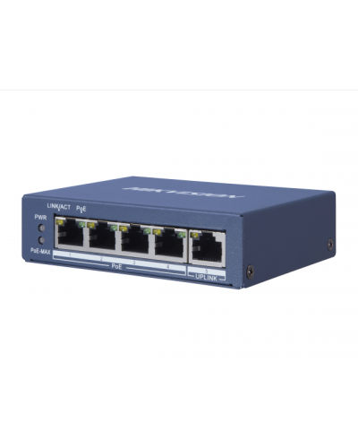DS-3E0505P-E/M. Коммутатор с питанием POE. Hikvision в Копейске