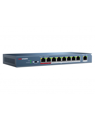DS-3E0109P-E/M(B). Коммутатор с питанием POE. Hikvision в Копейске