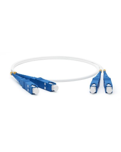 FC-D2-9A1-SC/UR-SC/UR-H-1M-LSZH-WH. Патч-корд волоконно-оптический SC-SC. Hyperline в Копейске