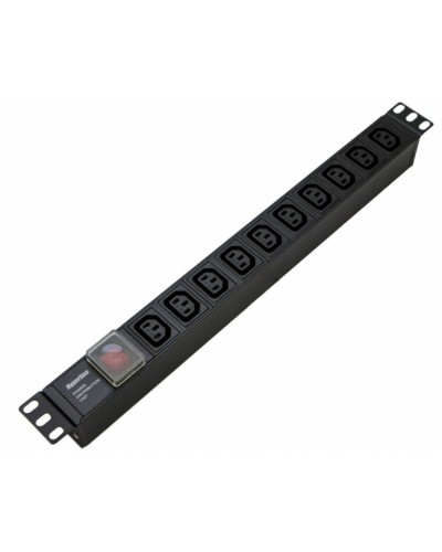 SHE19-10IEC-S-IEC. Блок розеток 19. Hyperline в Копейске