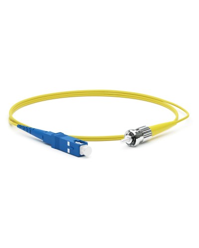FC-S2-9-SC/UR-ST/UR-H-1M-LSZH-YL. Патч-корд волоконно-оптический одномодовый. Hyperline в Копейске