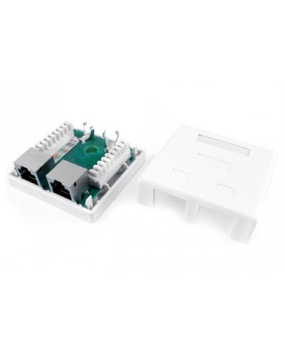 SB1-2-8P8C-C6-SH-WH. Розетка RJ-45. Hyperline в Копейске