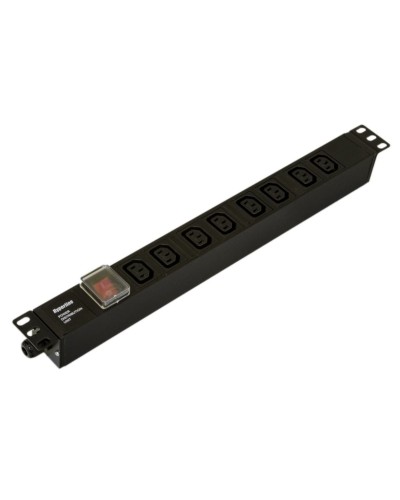 SHE19-8IEC-S-CB. Блок розеток 19. Hyperline в Копейске