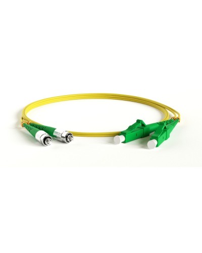 FC-D2-9-FC/AR-LC/AR-H-1M-LSZH-YL. Патч-корд волоконно-оптический FC-LC. Hyperline в Копейске