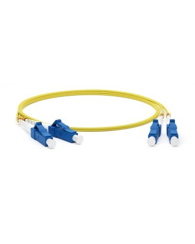 FC-D2-9-LC/UR-LC/UR-H-15M-LSZH-YL. Патч-корд волоконно-оптический одномодовый. Hyperline в Копейске