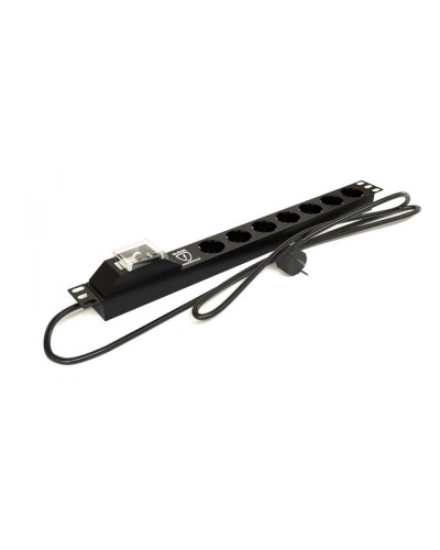 SHE19-7SH-BF-2.5EU. Блок розеток 19. Hyperline в Копейске