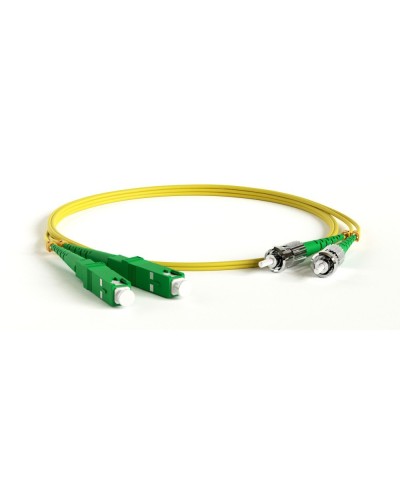 FC-D2-9-SC/AR-ST/AR-H-1M-LSZH-YL. Патч-корд волоконно-оптический ST-SC. Hyperline в Копейске