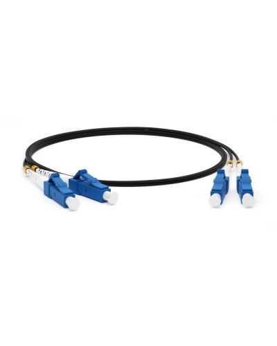 FC-D2-9-LC/UR-LC/UR-H-25M-LSZH-BK. Патч-корд волоконно-оптический одномодовый. Hyperline в Копейске
