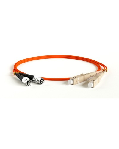 FC-D2-50-FC/PR-SC/PR-H-1M-LSZH-OR. Патч-корд волоконно-оптический SC-FC. Hyperline в Копейске