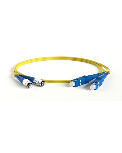 FC-D2-9-FC/UR-SC/UR-H-1M-LSZH-YL. Патч-корд волоконно-оптический SC-FC. Hyperline в Копейске