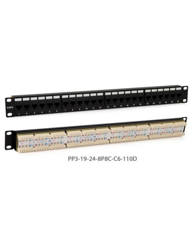 PP3-19-24-8P8C-C5E-110D. Патч-панель 19. Hyperline в Копейске