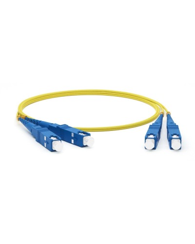 FC-D2-9-SC/UR-SC/UR-H-5M-LSZH-YL. Патч-корд волоконно-оптический одномодовый. Hyperline в Копейске