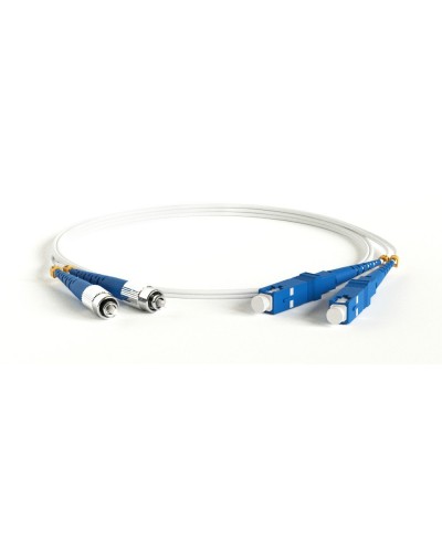 FC-D2-9A1-FC/UR-SC/UR-H-1M-LSZH-WH. Патч-корд волоконно-оптический SC-FC. Hyperline в Копейске