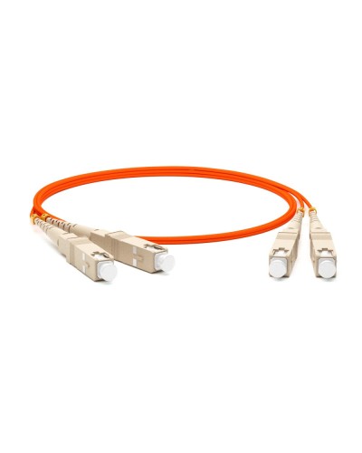 FC-D2-62-SC/PR-SC/PR-H-2M-LSZH-OR. Патч-корд волоконно-оптический многомодовый. Hyperline в Копейске