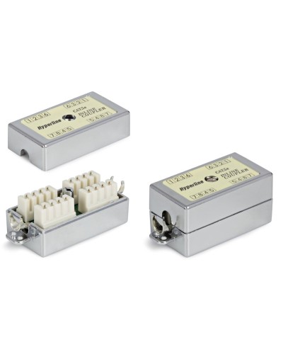 CA-IDC-C5e-SH-F-WH. Проходной адаптер экранированный. Hyperline в Копейске