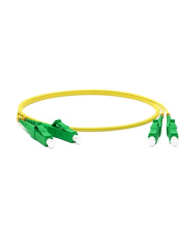 FC-D2-9-LC/AR-LC/AR-H-2M-LSZH-YL. Патч-корд волоконно-оптический одномодовый. Hyperline в Копейске