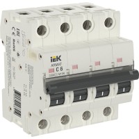 M10N 4P C 6А 10кА ARMAT (AR-M10N-4-C006). Автоматический выключатель. IEK