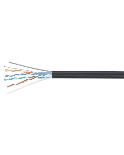 GENERICA F/UTP кат. 5E 100МГц 4 пары LDPE OUTDOOR трос 1,2мм черный (BC3-C5E04-359-305-G). Кабель «витая пара» (LAN) для структурированных систем связи. IEK в Копейске