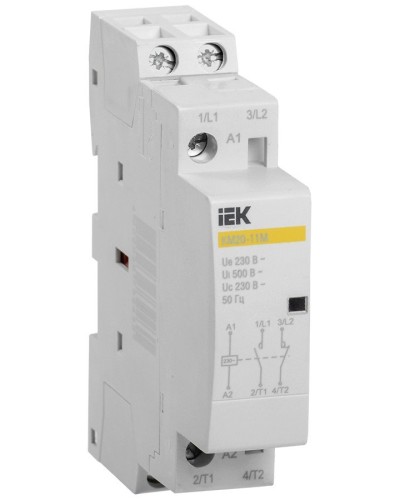 Контактор модульный КМ20-11M AC (MKK11-20-11). Контактор модульный. IEK в Копейске