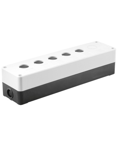 Корпус КП105(6) для кнопок 5(6) мест белый (BKP10-6-K01). Корпус для кнопочных постов. IEK в Копейске