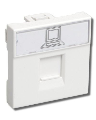 РКИ-20-00-П RJ-45 UTP белая (CKK-40D-RI2-K01). Розетка информационная 2 модуля ПРАЙМЕР. IEK в Копейске