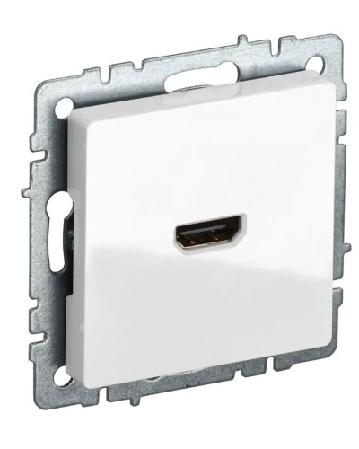 Розетка HDMI РHDMI-0-БрБ белая BRITE (BR-H10-K01). Розетка HDMI. IEK в Копейске