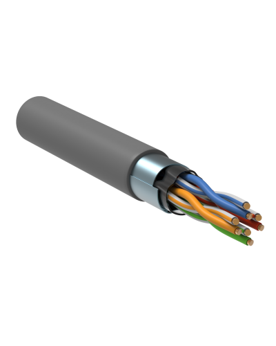 GENERICA F/UTP кат.5E 24AWG 4 пары PVC серый (BC1-C5E04-311-305-R-G). Кабель «витая пара» (LAN) для структурированных систем связи. IEK в Копейске